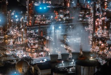 Midnight Factory Light Parade